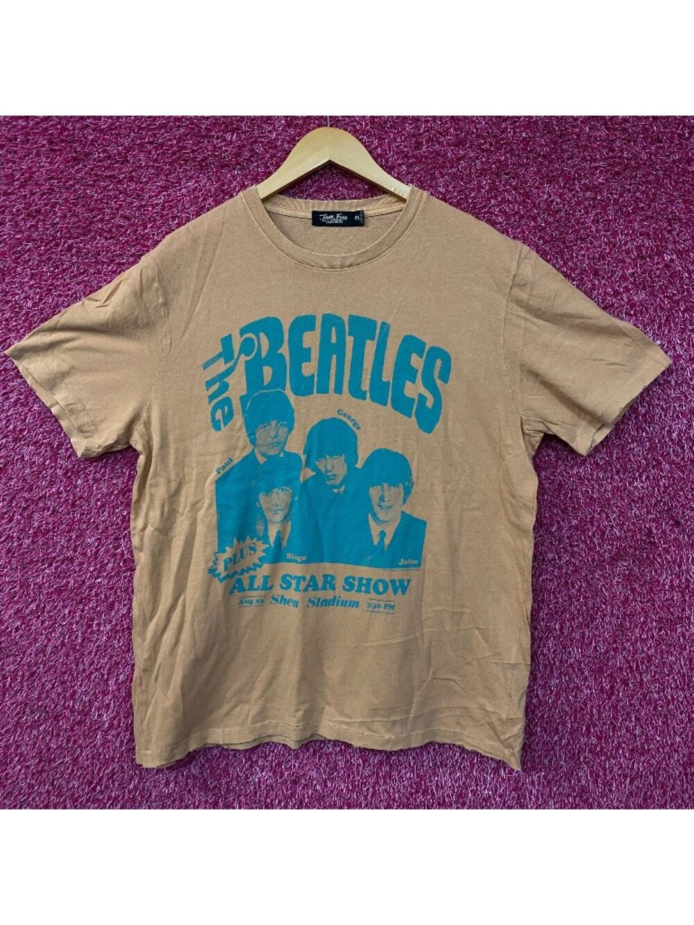 Junk Food Clothing The Beatles All-Star Show Vintage Style Tee XL